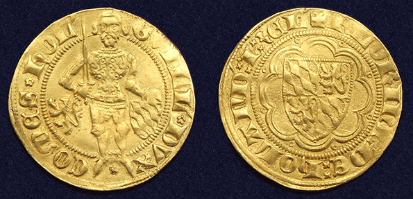 Goudgulden (1350-1389) Willem V van Beieren