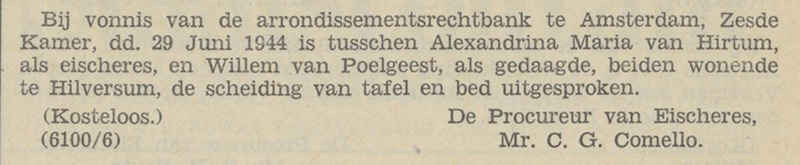 Nederlandsche Staatscourant 15 september 1944