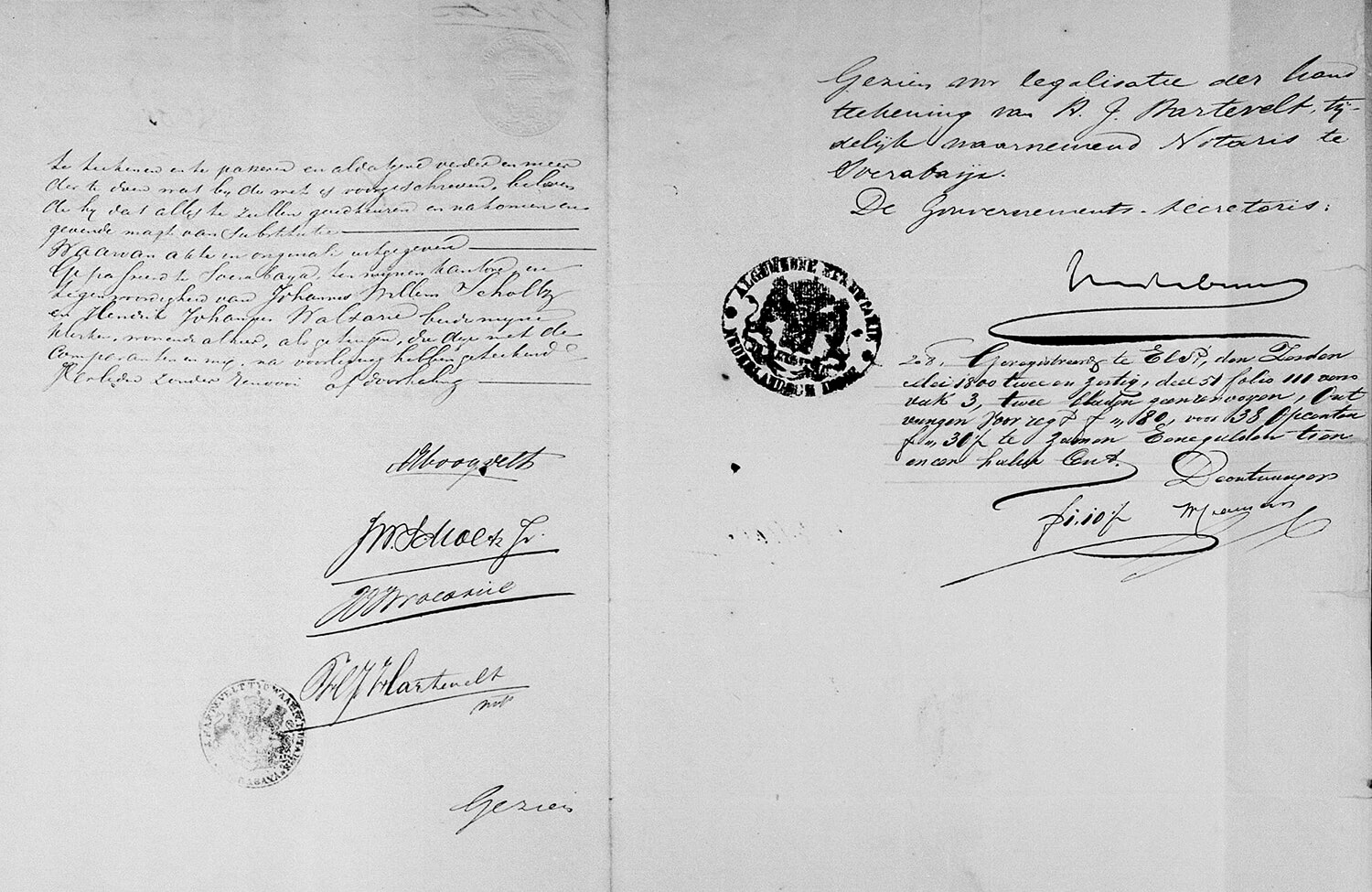 Notariële volmacht akte (Soerabaija, 7 maart 1862) vervolg